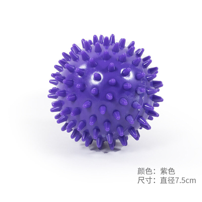 Мяч массажный Spiky из ПВХ для фитнеса и снятия боли в ступнях, 7 см