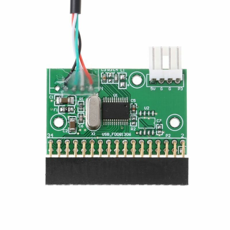 USB-Кабель-адаптер на 34Pin флоппи-накопитель, 1,44 МБ, 3,5 дюйма