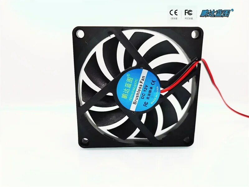 Mute 8010-Ventilateur de refroidissement pour boîtier d'ordinateur, 80x80x10mm, USB 5V, 12V, 24V, 8cm