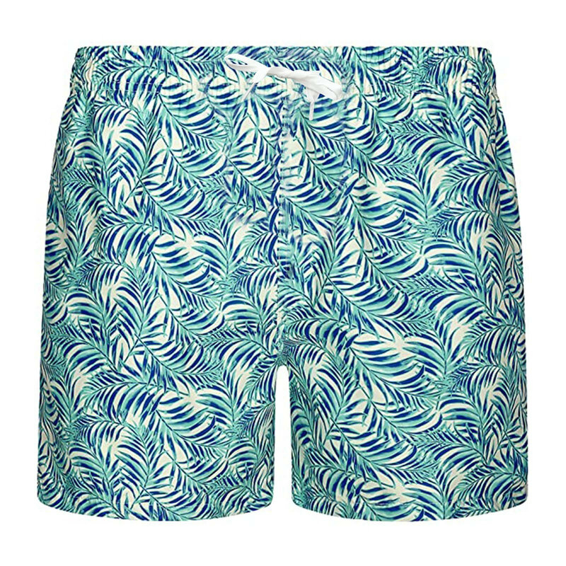 Pantalones cortos de playa de vacaciones hawaianas para hombres, Bañador con estampado 3d de flores, pantalones cortos casuales, pantalones de tablero, bañador de vendaje elástico, bañadores de natación