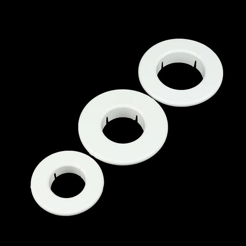 3 Sizes Air Conditioning Hole Cover Round Wall Reserved Hole Air Vent Plastic Decorative Cap