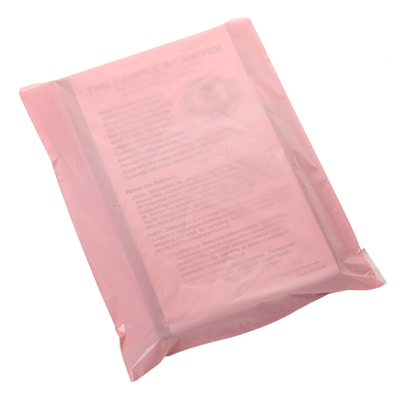 Tas pengiriman amplop tahan air, 100 buah Pink Poly Mailer tas pengiriman tas kurir tebal ukuran besar