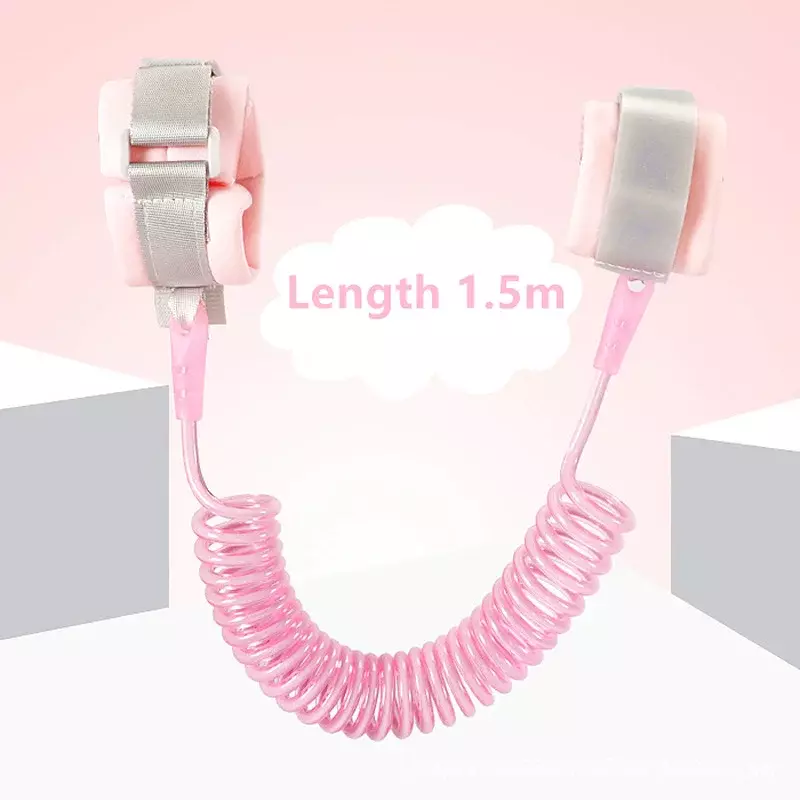 1.5M Baby Harness Anti Lost Wrist Link Kids Outdoor Walking Hand Belt Band Child Wristband Toddler Leash Safety Harness Rope