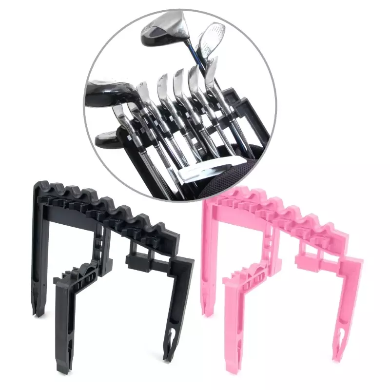 Golf Clubs Shafts Holder Stand Protective Golf Holder Can Hold 9 Iron Clubs Gift for Golf Playing Lover