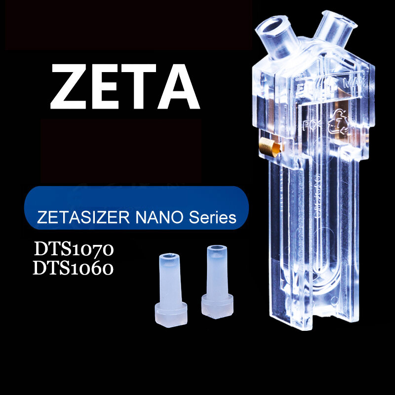 ZETA-célula de muestra DTS1070 para Laboratorio de Ciencia, adecuada para la medición de tamaño de partículas de la serie Zeta sizer Nano