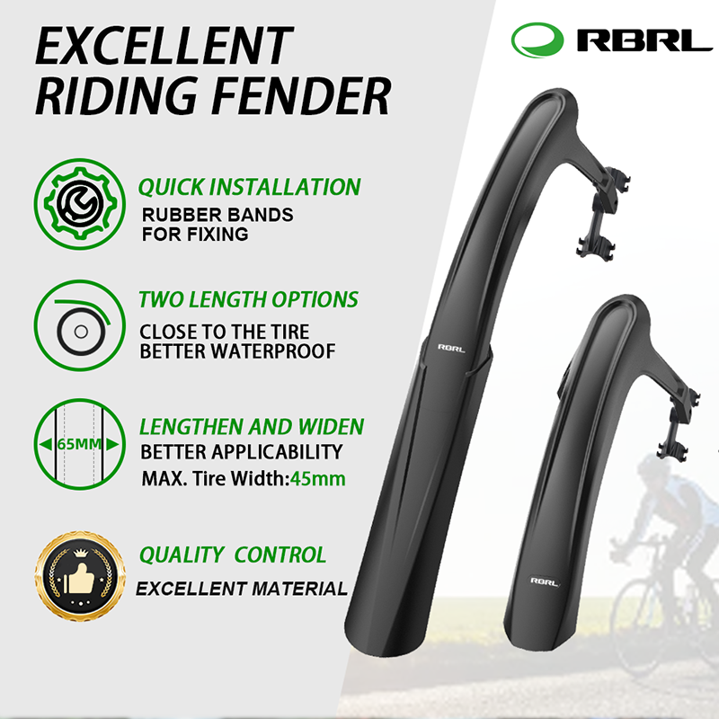 RBRL Mud Flaps for Bicycle Wings for Bicycle Gravel Road Bike Mudguard PP Soft Plastic Mudguard Suitable For Bicycle Accessories