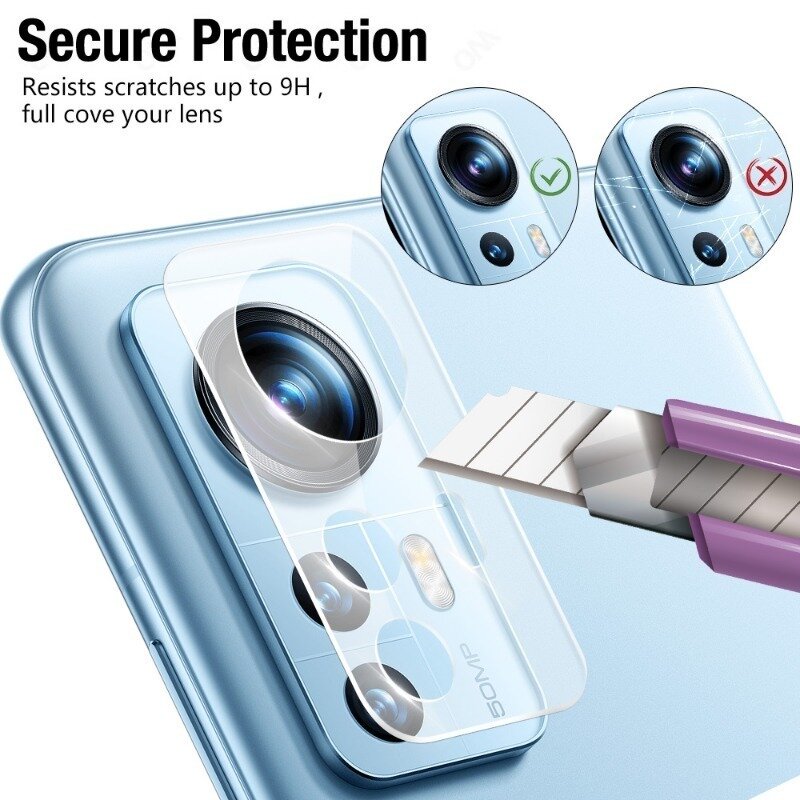 กระจกนิรภัย6ใน1สำหรับ Xiaomi 12 Pro กระจกนิรภัยป้องกันหน้าจอ12X สำหรับ Xiaomi 12 12X ฟิล์มกระจกนิรภัยป้องกัน12Pro