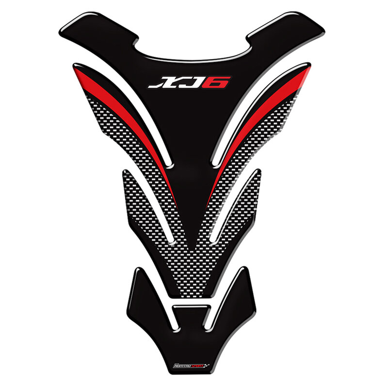Stiker Decal pelindung bantalan tangki sepeda motor 3D untuk tangki ABS Yamaha XJ6 SP