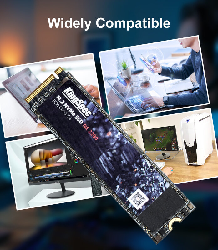 KingSpec M.2 NVMW SSD 128gb 256gb 512gb M2 SSD 1TB 2TB pcie NVMe 2280 PCIE SSD M.2 HDD PCIe Internal Hard Drive For Laptop MSI