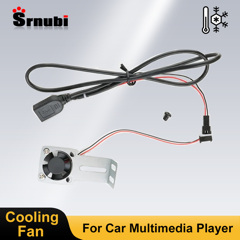 Srnubi 5v Autoradio-Lüfter für Android Multimedia-Player Audio-Head-Unit Motherboard-CPU-Kühlung mit Eisen halterung