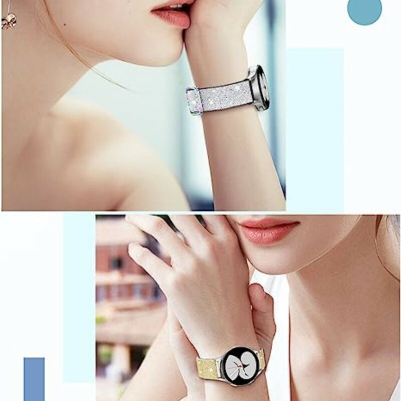 Bracelet montre élastique brillant Pride Band pour Samsung Galaxy Watch, Huawei Watch 4, 5, Pro, 3, 4, Classic, Active 2, GT 2, 3, GT2, 20mm, 22mm