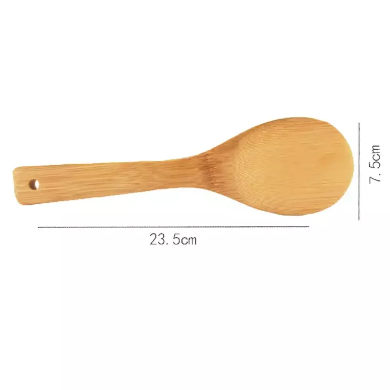 FNGZ-vajilla de cocina de madera, utensilios de cuchara, espátula, Beige