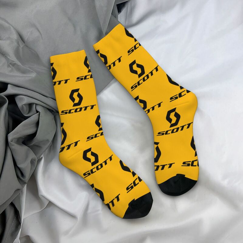 Велосипедные носки с логотипом Скотта, Супермягкие чулки в стиле Харадзюку, всесезонные длинные носки, аксессуары для подарка на день рождения унисекс