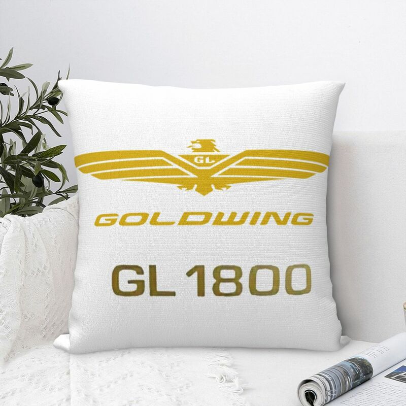 Gold Wing Gold Square Pillow Case for Sofa Throw Pillow