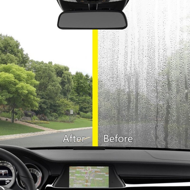 Limpiador removedor película aceite vidrio para coche 090E, 150ml, limpiador parabrisas para limpieza coche