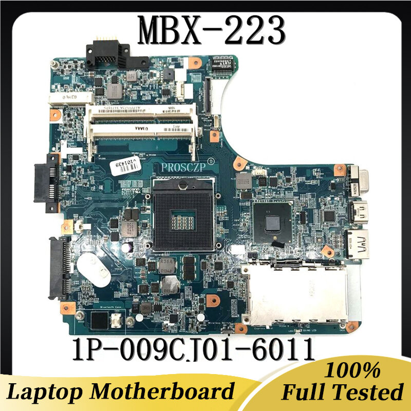 고품질 메인 보드 무료 배송 MBX-223 노트북 마더 보드 M960 1P-009CJ01-6011 A1771573A HM55 DDR3 100% 잘 작동