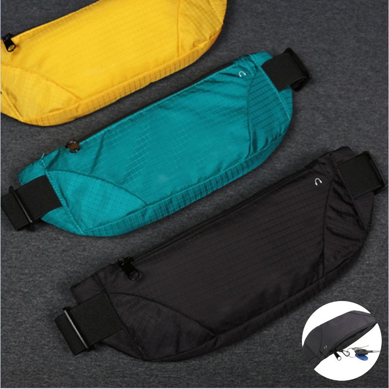 Colorido saco de cintura à prova dwaterproof água saco de cintura bum correndo jogging cinto bolsa zip fanny pacote esporte runner crossbody sacos masculino e feminino