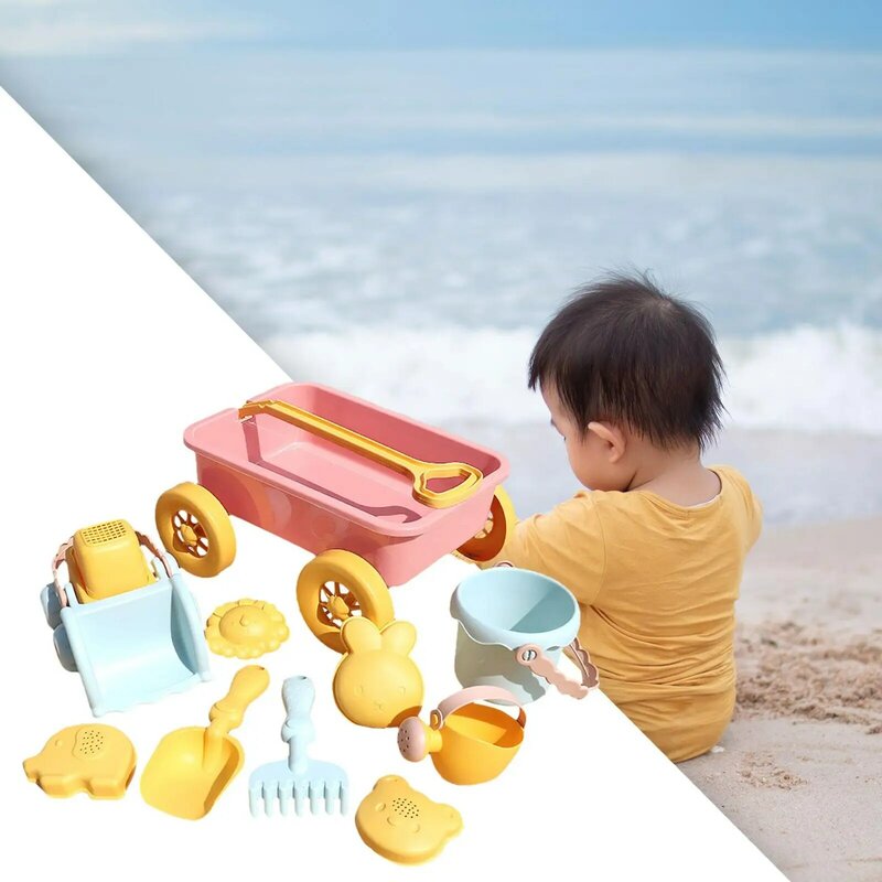 Пляжные песочные игрушки, набор образовательных рук на навыке, ролевая игра, вагон для парка