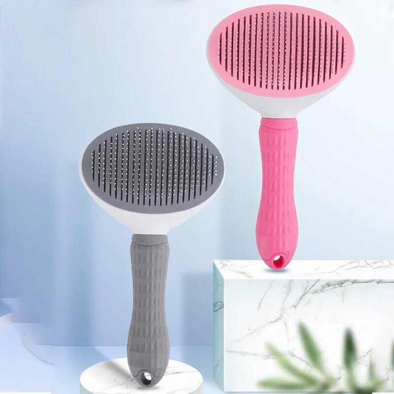 Pet Dog Hair Brush Cat Comb Grooming And Care Cat Brush Stainless Steel Comb For Long Hair Dogs Cleaning Pets Dogs Accessories