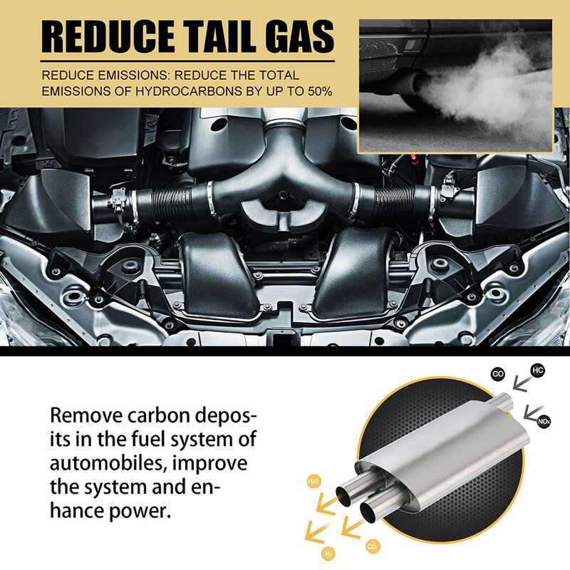 30ML Pembersih Konverter Katalitik Mobil Universal Mesin Aditif Bensin Kendaraan Pembersih Deposit Karbon Pembersih Mobil