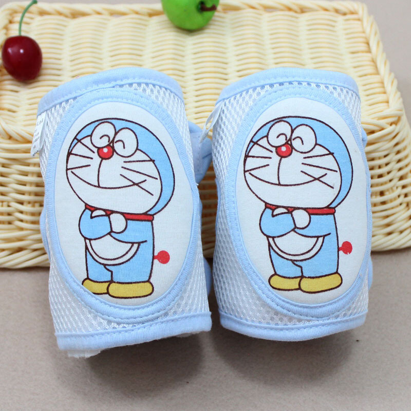 1 par almofada de joelho do bebê crianças segurança rastejando cotovelo almofada crianças confortável respirável joelheiras protetor de perna almofadas