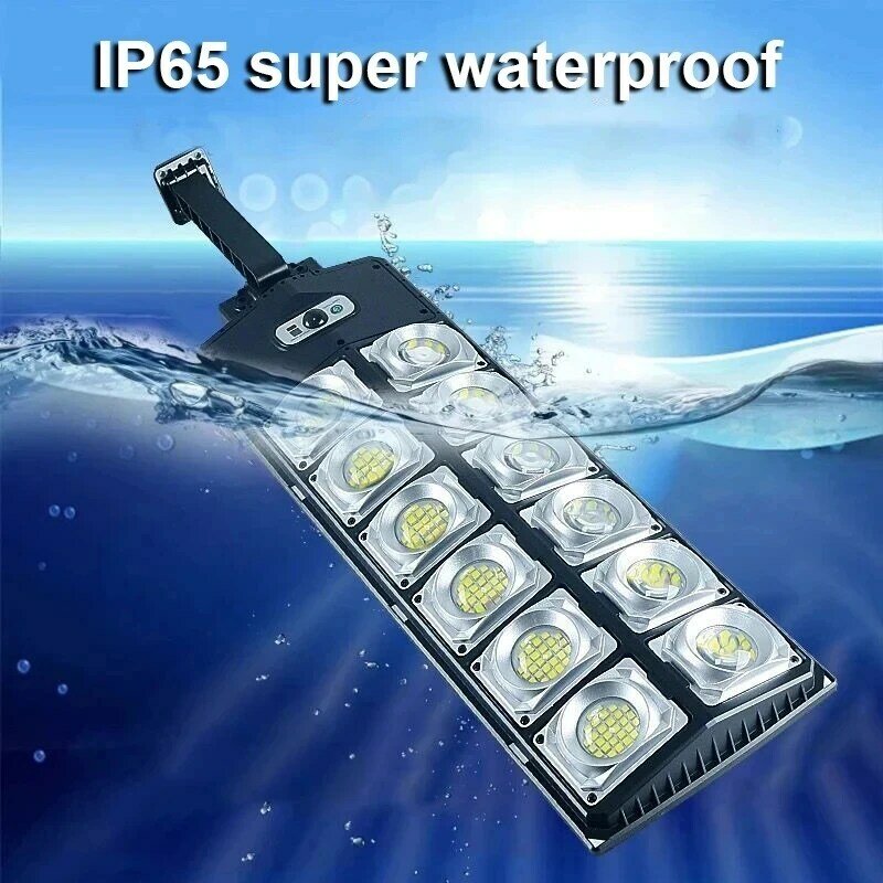 Super Bright 7700LM Powerful Solar Lights Outdoor With Motion Sensor 3 Mode Remote Control Waterproof Light Garden Street Lamp