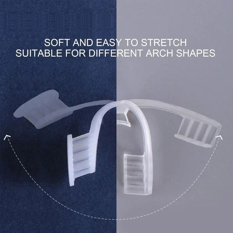 1pc Anti-snoring Night Sleep Mouth Guard Eliminate Sleep Body Stop Mouthpiece Teeth Snore Bruxism Grinding Aid Snoring Anti W5z8
