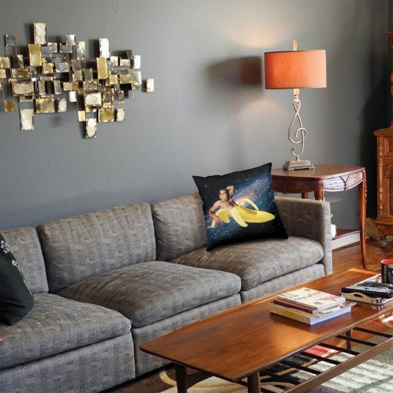 Capa de almofada em uma banana, 40x40cm, impressão 3d, para o sofá, carro, cadeira, quarto, decoração, casa