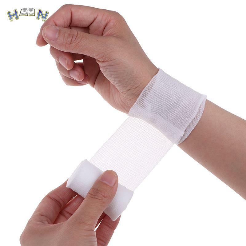 6pcs/lot Plaster Bandages Non-woven Bandage First Aid Kit Supplies PBT Medical Elastic Bandage Pet Bandage