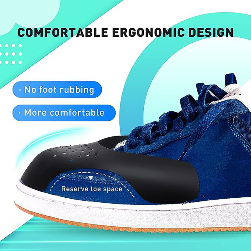 60 buah sepatu Anti kerut pelindung untuk Sneakers anti-kerut perlindungan untuk sepatu penutup jari kaki dukungan bola sepatu tandu grosir