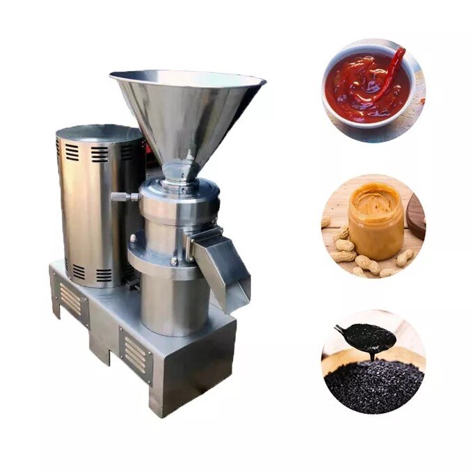 Stainless Steel Sesame Paste Peanut Butter Grinding Machine Nut Butter Tahini Paste Making Machine Food Process Machine