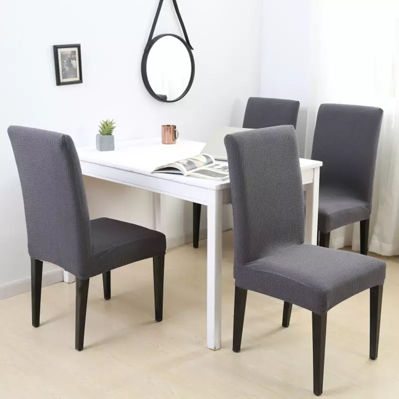 Sarung kursi elastis untuk ruang makan kantor jamuan hoosse De Chaise sarung kursi