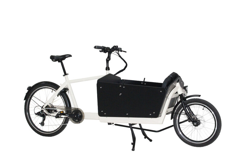 Nowo zaprojektowany rodzinne rowery cargo 2 koła silnik
