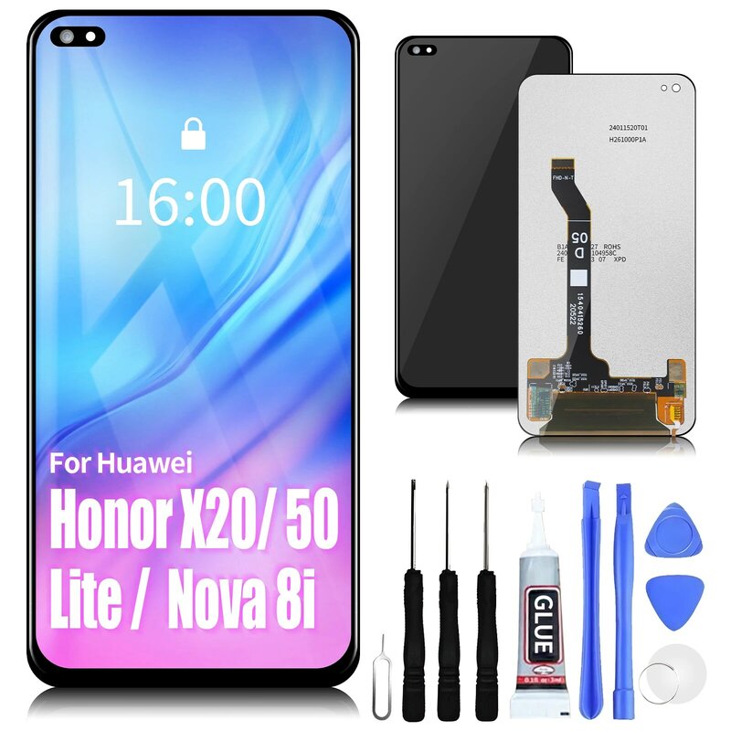 For Huawei Nova 8i Honor X20 LCD Touch Screen Digitizer 6.67" Phone LCD Screen Replacement For Nova 8i Honor X20