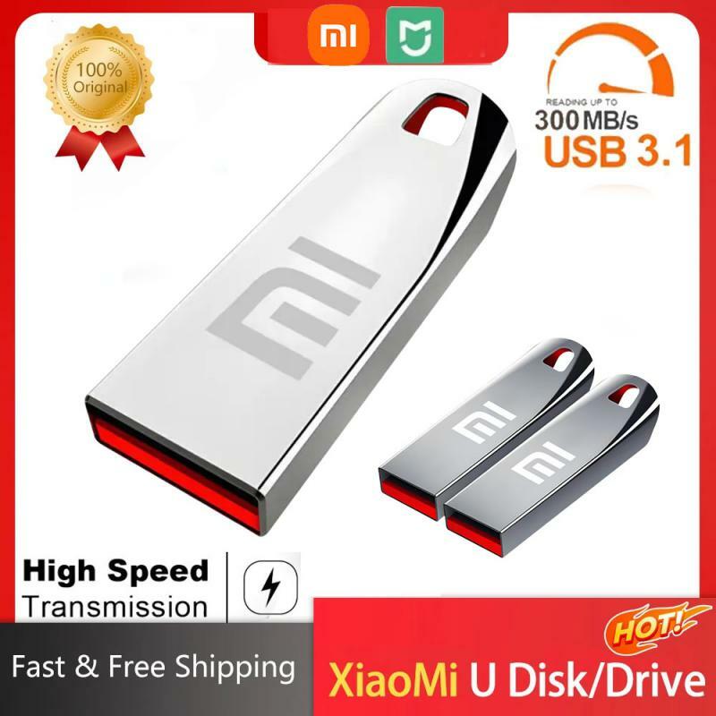 MIJIA-Memoria Usb de Metal para ordenador portátil y PC, Pendrive de 1TB, 3,0, 128gb, Xiaomi