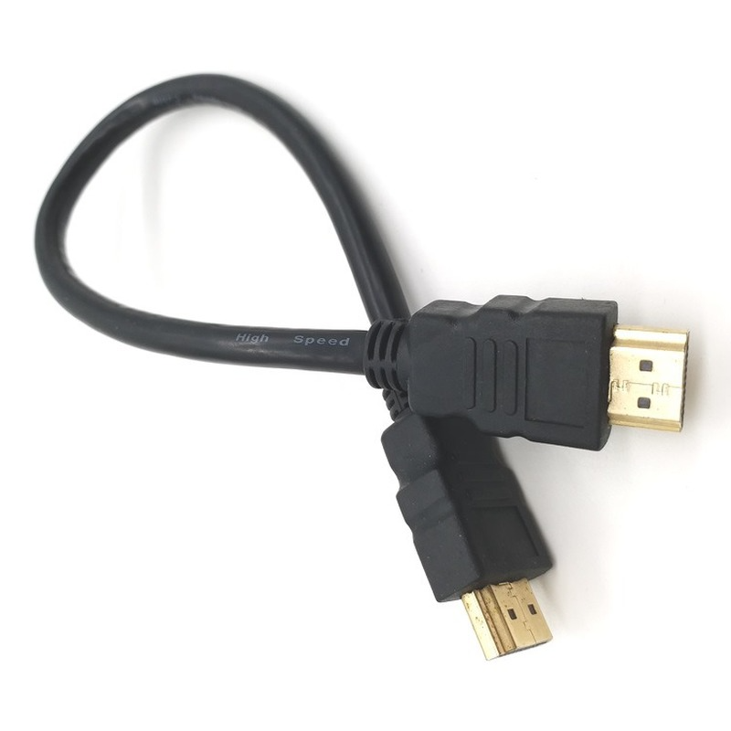 Versi 1.4 HDMI-Kabel Kompatibel 0.5M 1M Set Top Box Terhubung Ke TV HD Kabel Asli HDMI-Kabel Kompatibel Garis Pendek 50Cm