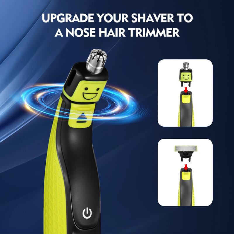 YUKU Nose Hair Trimmer Replacement Blade Heads for Philips One Blade QP2520 QP2630 QP2515 QP6510 QP6520 QP6530 Electric Shaver