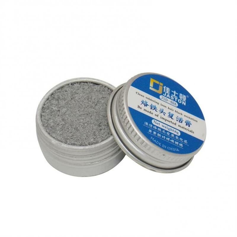 1~5PCS Electrical Soldering Iron Tip Black Oxidation Clean Paster Resurrection Plaster Refresher Solder Cream Non-stick Tin