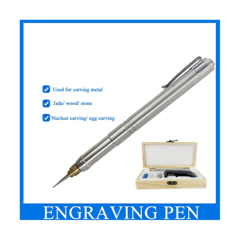 ปากกาช่างแกะสลักไฟฟ้าขนาดเล็กไร้สายแบบ DIY มีความแม่นยำในการแกะสลักเครื่องมือ pengukir listrik ปากกาชาร์จไฟได้