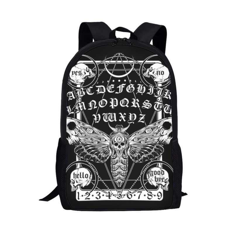กระเป๋านักเรียนลายการ์ตูน Death Spirit Board สำหรับเด็กนักเรียนประถมกระเป๋าเป้แฟชั่นสำหรับเด็กกระเป๋าหนังสือกระเป๋าเป้ความจุขนาดใหญ่