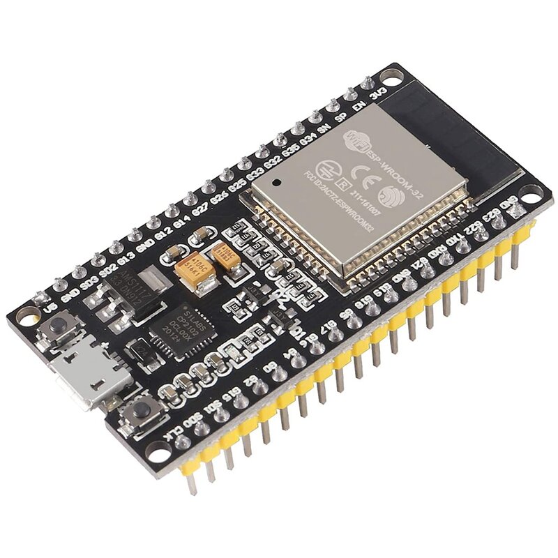 Processador Microcontrolador WiFi de Modo Duplo e Bluetooth para IDE Arduino, ESP-WROOM-32, 2 em 1, 2,4 GHz, 3PCs
