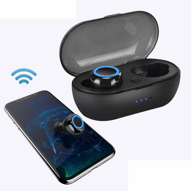 Y50 – écouteurs intra-auriculaires sans fil Bluetooth 5.0, casque d'écoute stéréo, 250mAh, commande tactile, sélection de chansons et appels tws