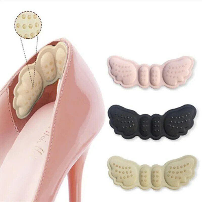 2 pezzi di cuscinetti per tallone per scarpe da donna inserti piedi sollievo dal dolore al tallone ridurre le dimensioni delle scarpe imbottitura per cuscino di riempimento per fodera con tacchi alti