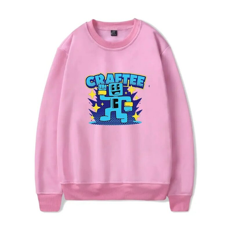 Craftee-Sudadera con capucha de gran tamaño para hombre y mujer, suéter de manga larga con cuello redondo, chándal informal de Hip Hop