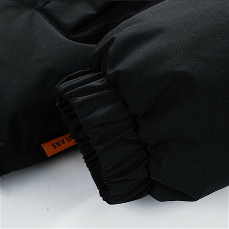 Men Hooded Thick Warm Padded Coat Winter Jacket 2024 New Men's Streetwear Hip Hop Parkas Korean Windbreaker Casual Clothes