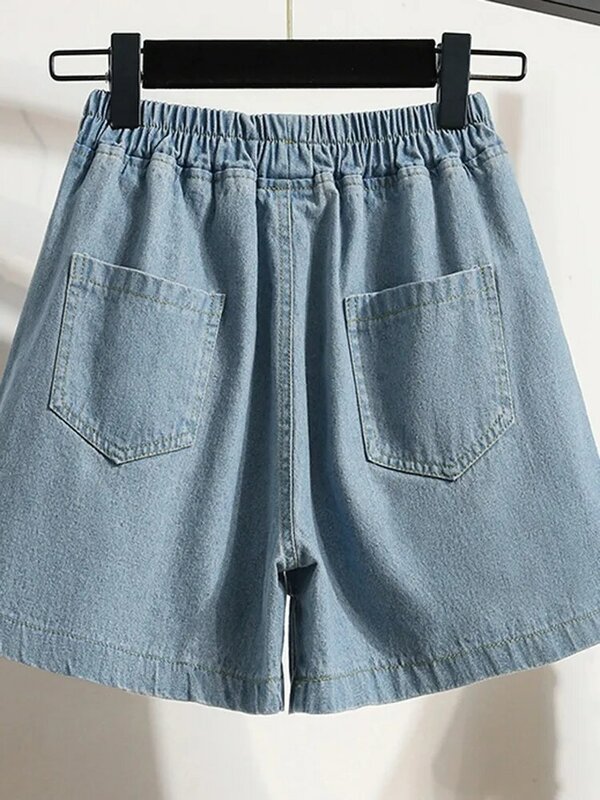 Women Casual Jeans Shorts New Arrival 2023 Summer Korean Style All-match Loose Female High Waist Denim Short Pants