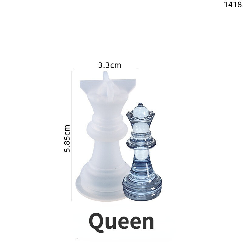Resin 3D Chess Board Silicone Molds Bishop Queen Epoxy Resin Supplies DIY Craft Handmade Tools Jewelry Make Accessories