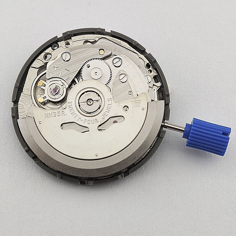 NH35/NH35A movimento meccanico giappone originale 3 in punto corona data bianca movimento automatico dell'orologio alta precisione
