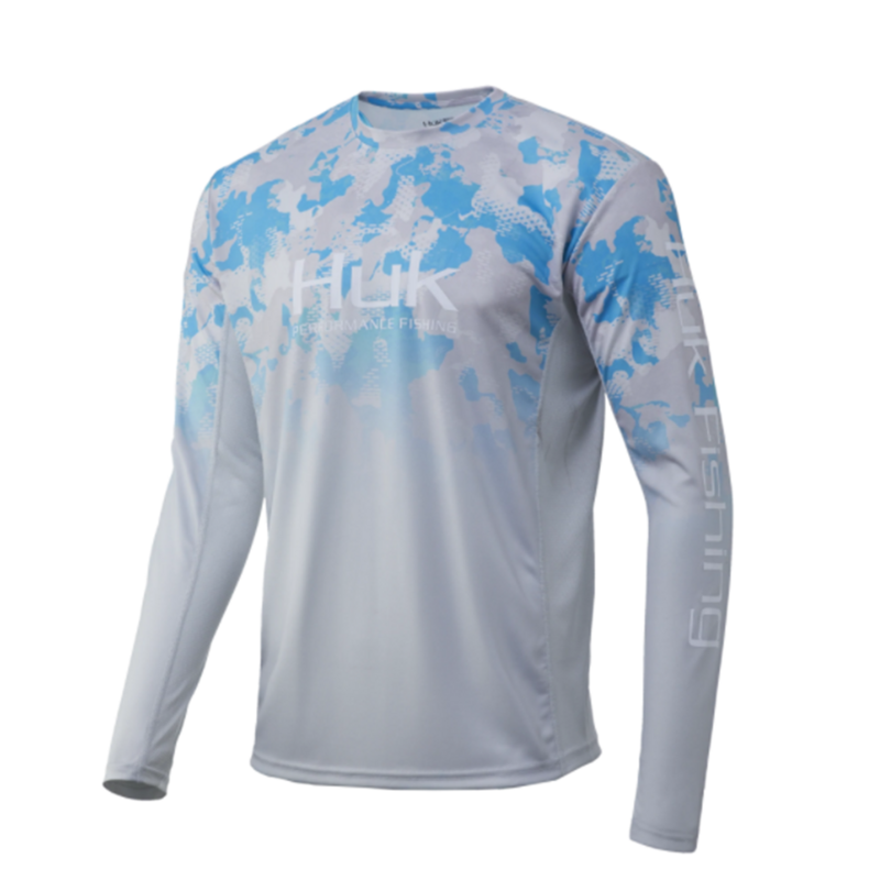 Verão proteção uv camisa de pesca ventilado manga longa camisa masculina respirável topos roupas de pesca camisola