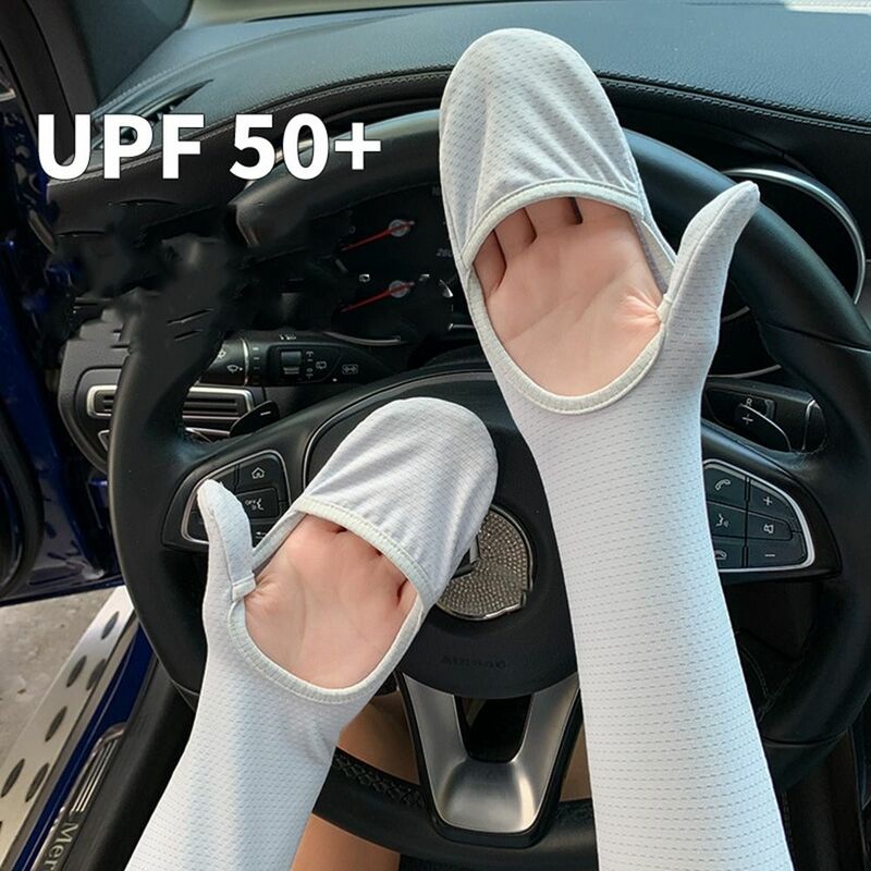 Cover Long-sleeved Glove Driving Gloves Loose Arm Warmers Sunscreen Sleeve Sun Protection Cover Arm Warmers Ice Silk Sleeves